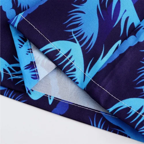 Vista 182 de KYKU - Camisa hawaiana funky para hombre, ropa tropical para vacaciones en Palm Beach