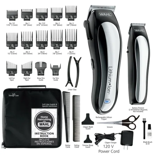 Vista 6 de Máquina para cortar el pelo con batería de ion y litio de Wahl.79600 2101.
