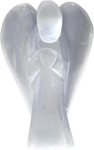 Vista 20 de Anaya Agate Estatua de ángel de amazonita, hermoso ángel de la guarda de 2 pulgadas, ángel de cristal natural, dijes de ángel tallados a mano