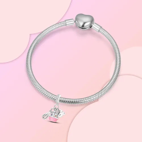 Vista 195 de Abalorios de plata de ley 925 con letras de la A ~ Z, para pulseras, collares, Día de San Valentín, Día de la Madre, joyería regalos para mujeres