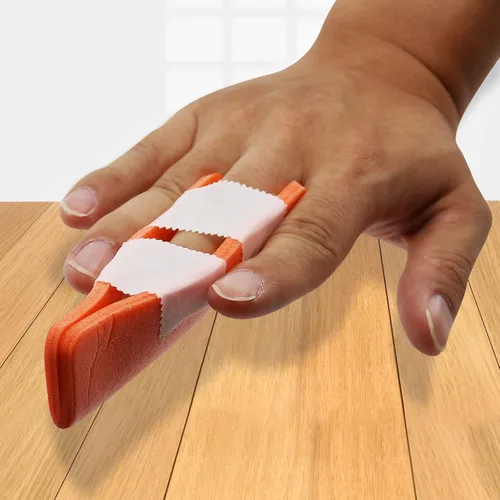 Vista 4 de Ever Ready First Aid Férulas acolchadas de aluminio para dedos de 4" x 2" - Paquete de 10