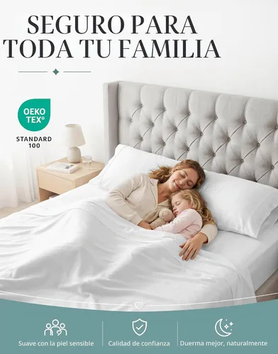 Vista 7 de LANE LINEN Sábanas de cama individual – 450TC algodón peinado de fibra larga de alta calidad, color blanco Soft & Breathable Twin Sheet &