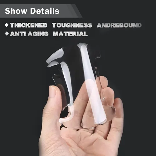 Vista 5 de Protector de manija de puerta antiarañazos, kit de 4 piezas de película invisible transparente 3D, protector impermeable para automóviles, camiones