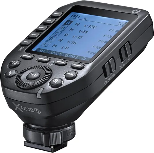 Vista 4 de Godox XProII-S - Disparador de flash inalámbrico para cámaras Sony, transmisor de flash inalámbrico TTL 2.4G HSS 1/8000S, función de transformación