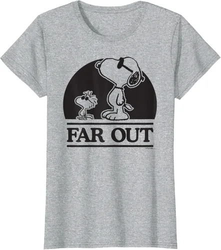 Vista 25 de Peanuts Woodstock 50th Anniversary Far Out Snoopy - Camiseta Blanco