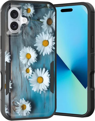 Vista 98 de Funda para iPhone Air, doble capa híbrida resistente resistente a prueba de golpes de policarbonato duro + funda protectora de silicona suave