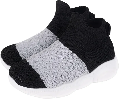 Vista 30 de Zapatos de bebé Pantuflas para niños pequeños, calcetines para niños y niñas, suela antideslizante