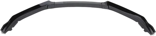 Vista 8 de OCPTY 3 alerones de parachoques delantero de coche negro brillante para Honda Civic 2016-2020