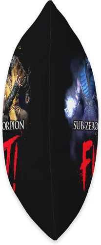 Vista 2 de Mortal Kombat X Fight - Almohada (16.0 x 16.0 in), multicolor