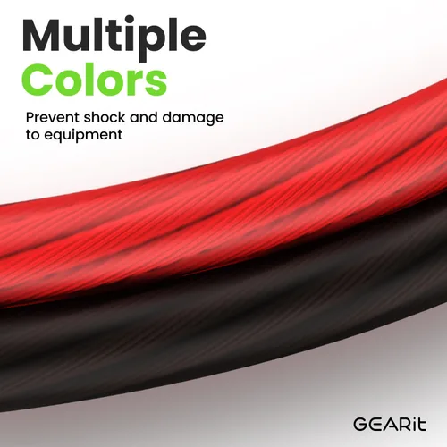 Vista 8 de GEARit Cable de calibre 8 OFC, cable de batería de cobre sin oxígeno 8 AWG, cable negro de alimentación/tierra de 25 pies para audio de automóvil
