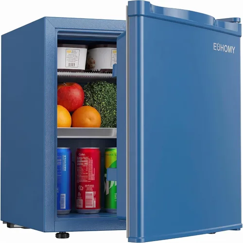 Vista 8 de EUHOMY Mini refrigerador de 1.7 pies cúbicos, refrigerador compacto