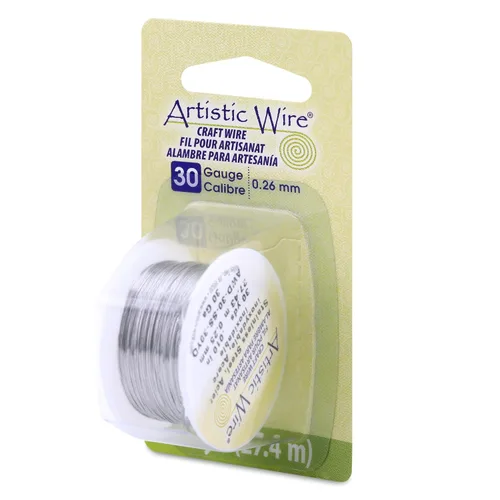 Vista 10 de Artistic Wire, Alambre de acero inoxidable calibre 18, 57 pies
