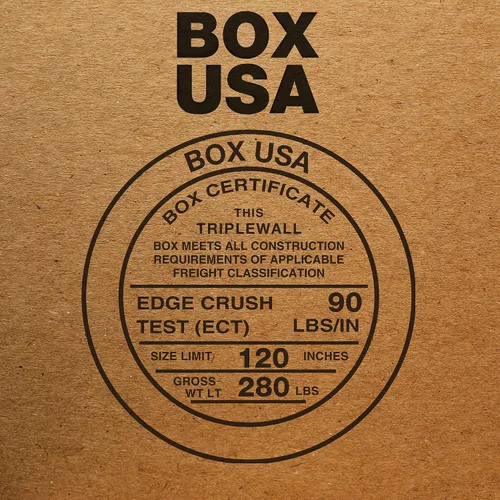 Vista 4 de Seleccione un tamaño: BOX USA Cajas cubo., Kraft, 5