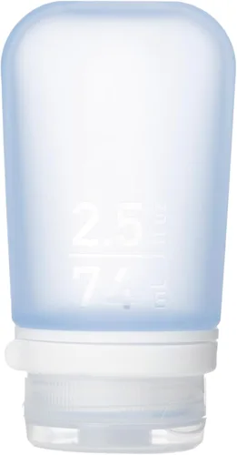 Vista 19 de Humangear GoToob, pequeño padre, Agua (Aqua)), HG3161 Refillable & Leak-Proof Silicone Travel Size Bottles with Locking Cap for Toiletries