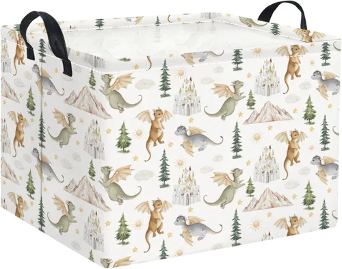 Vista 15 de Cestas para Bebé Cestas de Juguetes para Niños y Niñas Cesta de Regalo del Bosque Vacía Bonita Contenedor de Almacenamiento Caja Organizadora Animal