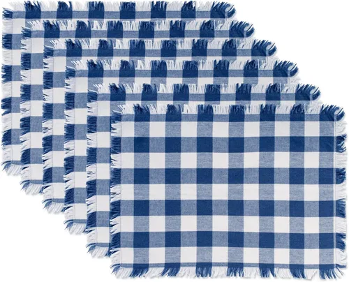 Vista 30 de DII Colección de Mesa a Cuadros Pesada con Flecos, Camino de Mesa, 14x72 pulgadas, Gris 2-Gris