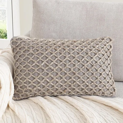 Vista 22 de Boho Living Jada - Funda decorativa para almohada, incluye acento, diseño tejido premium, decoración para sala de estar, (2) funda de almohada de 20