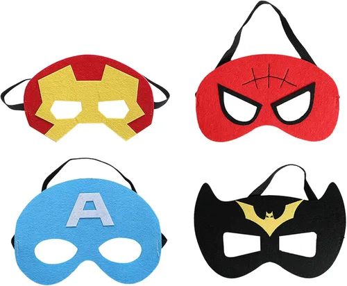 Vista 3 de Zaleny Disfraces de superhéroe geniales para niños capas y máscaras de superhéroe 4