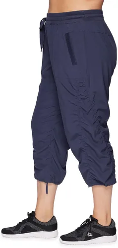 Vista 15 de RBX Pantalón capri tejido ligero con cordón para mujer, talla grande