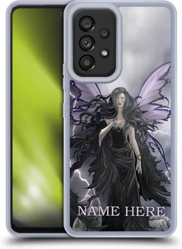 Vista 8 de Head Case Designs Officially Licensed Custom Customized Personalized Nene Thomas Angel and Flowers Anime Fairy Name and Initial Gel Case Compatible