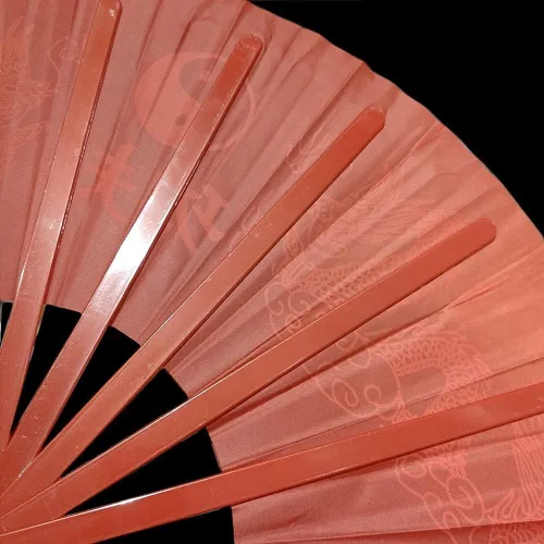 Vista 3 de ZUMAHA Ventilador de mano portátil de Kung Fu Dragon Ventilador plegable de plástico chino japonés ventilador de mano grande para baile de mano
