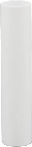 Vista 3 de Creative Hobbies® 1751 - Juego de 6 fundas de plástico blanco de 4 pulgadas de alto, fundas para candelabros