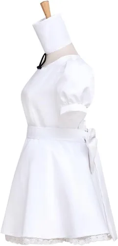 Vista 2 de Alice Madness Returns Hysteria vestido blanco Cosplay traje
