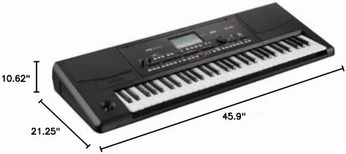 Vista 3 de Korg PA300 61 teclado electrónico con pantalla táctil a