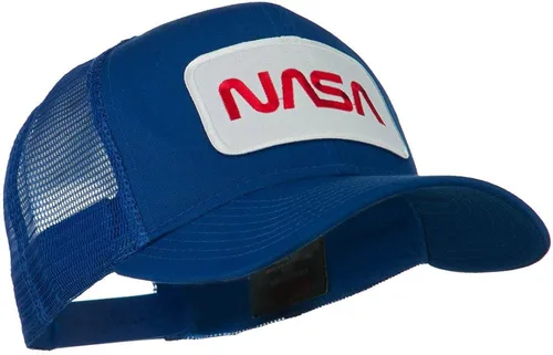Vista 5 de e4Hatscom Gorra trasera de malla bordada con logotipo de la NASA