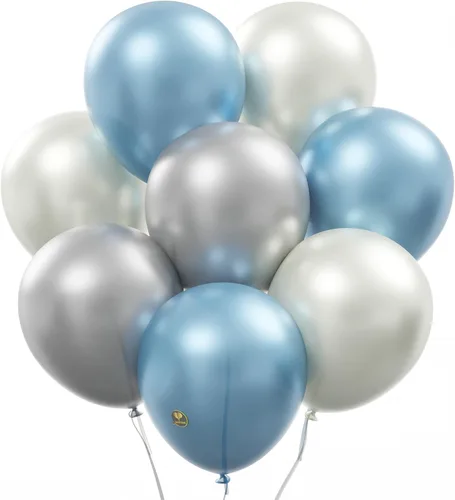 Vista 53 de AFTERLOON® - Mini globos de látex de goma natural, 50 unidades, color amarillo albaricoque, de 5 pulgadas, sin plástico, alternativo, color mate