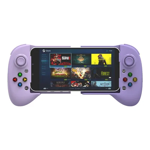 Vista 12 de ShanWan Mobile Game Controller for iphone/Android with PHONE CASE Support, Bluetooth Wireless Gamepad - PS Remote Play, Xbox Cloud, Steam Link