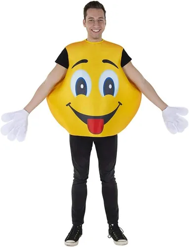 Vista 2 de Dress Up America Disfraz de emoticono sonriente