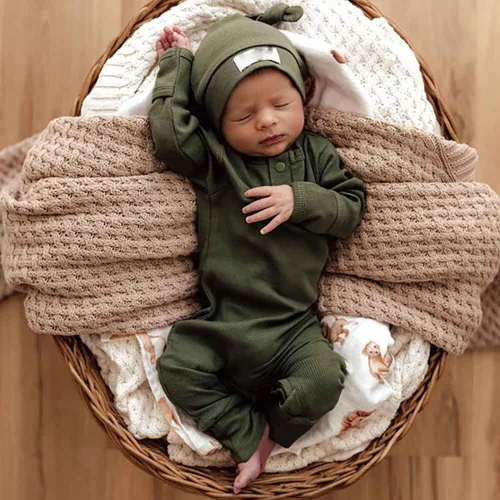 Vista 2 de Twopumpkin Trajes para recién nacidos, mameluco de punto, mameluco para recién nacido, traje para recién nacido, ropa neutra de género