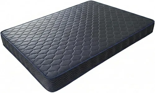 Vista 2 de Colchón de espuma de 15 cm cubierto en un elegante tejido impermeable azul marino, Espuma, Azul marino