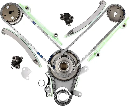 Vista 9 de Kit de cadena de distribución 4.7 con tensor 9-0393SX para Dodge RAM Dakota Durango 1999-2008, Jeep Grand Cherokee Commander, Mitsubishi Raider V8