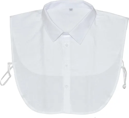 Vista 10 de YIZHONG Camisa de imitación con cuello desmontable Dickie Collars para mujeres y hombres