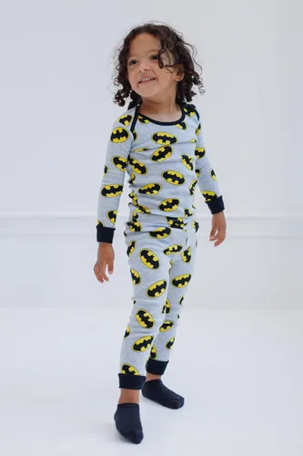 Vista 3 de DC Comics Justice League Superman Batman - Conjunto de sudadera y pantalones para bebés a niños pequeños
