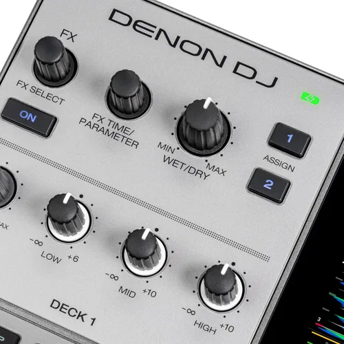 Vista 15 de Denon DJ PRIME GO+ Controlador portátil independiente para DJ