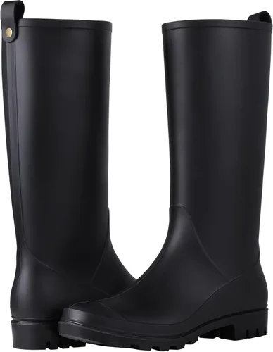 Vista 2 de Asgard Botas de lluvia altas impermeables hasta la rodilla para mujer - Becerro delgado