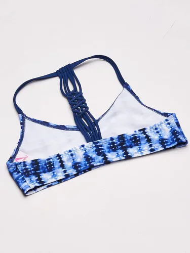 Vista 4 de Kanu Surf - Traje de baño de 2 piezas para niñas, estampado y con cuello en V