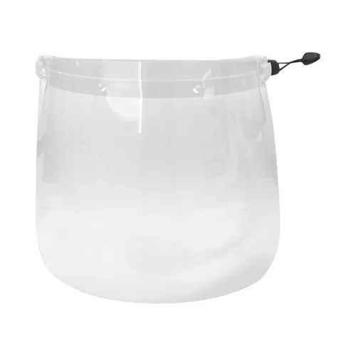 Vista 4 de Protector facial transparente multicolor con diadema ajustable (10 protectores con 1 marco) (negro)