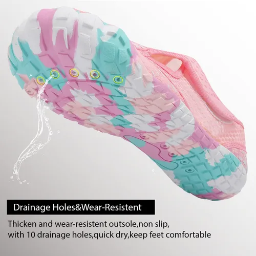 Vista 4 de Zapatos de agua para natación, para mujereshombres, de secado rápido, para playa, senderismo, buceo, navegación, río, deportes acuáticos al aire