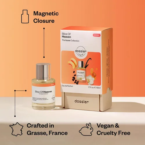 Vista 4 de Dossier Original Eau de Parfum - Rebanadas del Cielo - Para mujer - 50 ML Perfume de larga duración elaborado en Francia