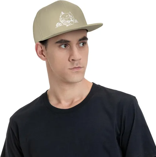 Vista 6 de bsapp American Bully Flat Brim Baseball Caps Men Women Hip Hop Hats
