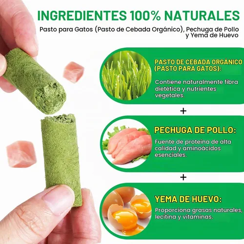 Vista 4 de ISUNRISE Palitos de hierba para gatos de 2.12 oz/2.12 onzas, deliciosas golosinas de hierba para gatos liofilizadas, comestibles, juguete