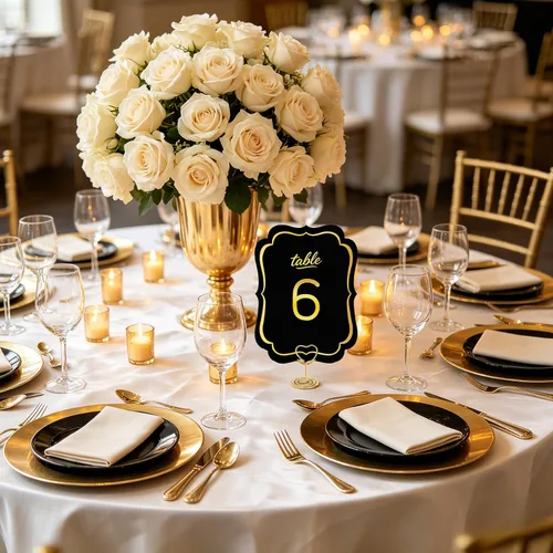Vista 6 de Tarjetas de números de mesa del 1 al 30 números de mesa de boda azules con soporte, soportes de números de mesa, letreros de mesa de boda a granel