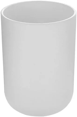 Vista 4 de Juego de accesorios de baño de plástico, colección de 4 piezas, accesorios de baño, incluye soporte para cepillos de dientes, taza para cepillos