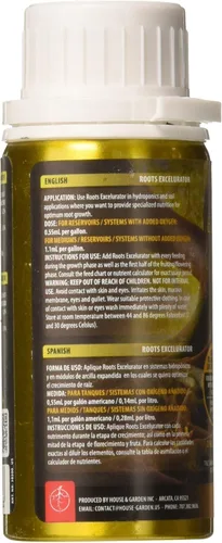 Vista 3 de House & Garden HGC749608 Roots Excelurator Gold Solución de clonación hidropónica, 3.4 fl oz