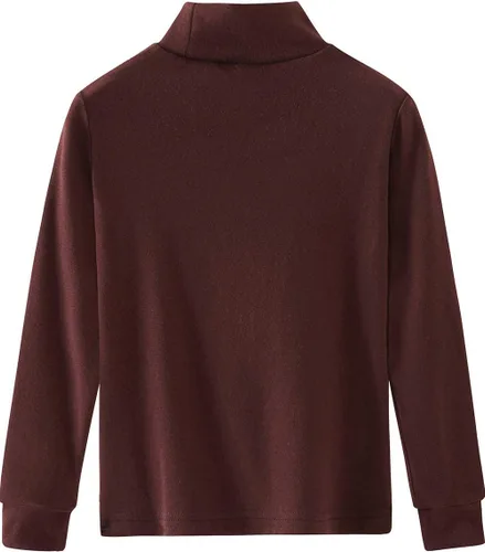 Vista 2 de Spring&Gege Camisas de algodón suave de manga larga para niños pequeños y grandes