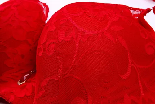 Vista 4 de ToVii Push Up Bras for Women Plus Size Floral Lace Underwire Bra 36C D DD-46C D DD